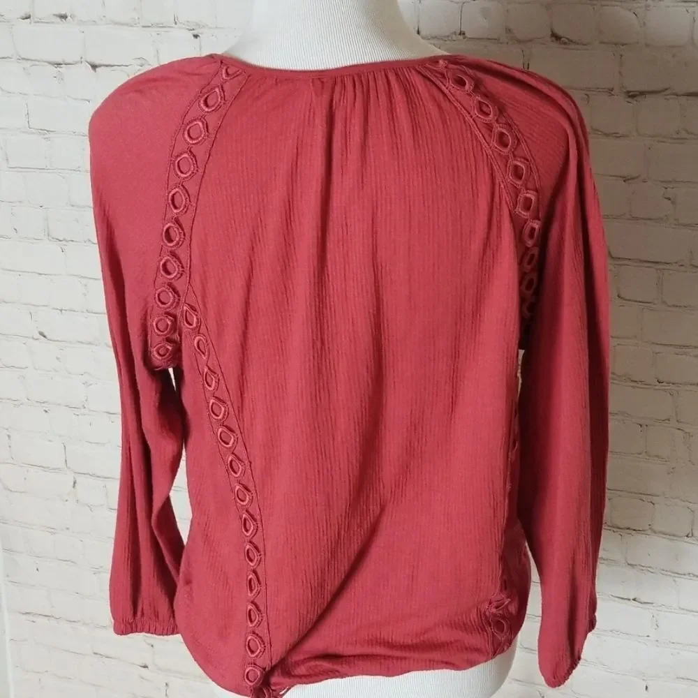 Anthro Meadow Rue Ora Peasant Top